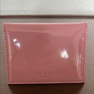 Ted Baker Glossy Pink Card Holder